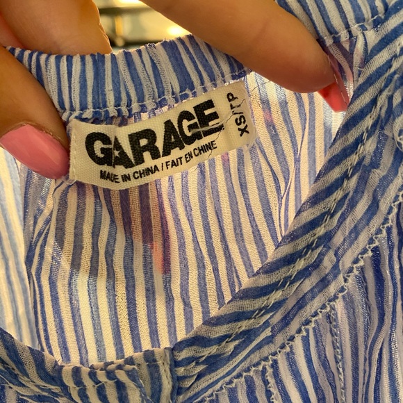 Sheer tie blouse tank top - Picture 5 of 5